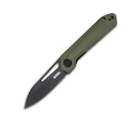 KUBEY Royal Nest Liner Lock Coltello Tascabile EDC Front Flipper Manico Verde G10 KU321F