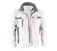 Kubler 1L455365-1095-3XL Giacca "Vita Mix", bianco/grigio medio, 3XL