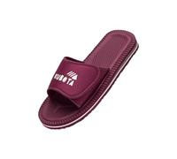 Kubota Ciabatte con Strappo Uomo - Ciabatte in Schiuma - Sandali da Bagno - Ciabatte Confortevoli - Borgogna 43
