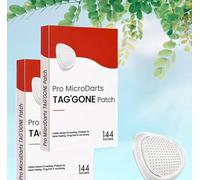 Kubozn Pro Microdarts Tag'gone Patch, Pro Microdarts Nano Patch,Natural Skin and Face Care,per tutti i tipi di pelle, 144 pezzi x 2 scatole
