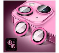 Kucheed Proteggi Obiettivo Fotocamera Glitterato per iPhone 17 Air, Adesivi per Copertura Fotocamera in Vetro Temperato, Anelli in Lega con Allineamento Automatico