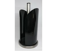 Kuchenprofi: "portarotolo -da cucina nero metallo/inox cm 30