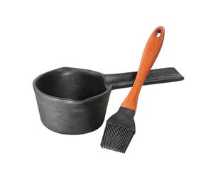 KUCHENPROFI SET PER MARINATURA BBQ IN GHISA 400 ML