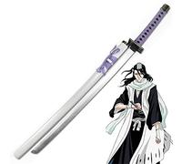 Kuchiki Byakuya Spada Cosplay,Senbonzakura Samurai Sword,100cm Anime Katana in Legno per Puntelli Armi,Kendo Arti Marziali Puntelli per Allenamento Decorazioni di Halloween