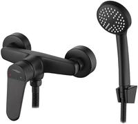 Kuchinox Atez rubinetto per doccia a parete nero BTK_741D