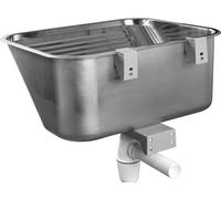 Kuchinox Chios lavello industriale a 1 vasca 52x42 cm acciaio SKN090T