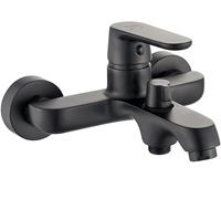 Kuchinox Dima rubinetto per vasca e doccia a parete nero BQD710D