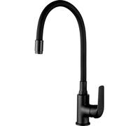 Kuchinox Elza rubinetto da cucina verticale nero BKEB61D