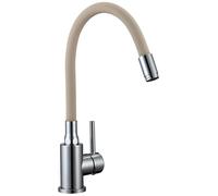 Kuchinox Navira rubinetto da cucina verticale cromo-beige B53_461D