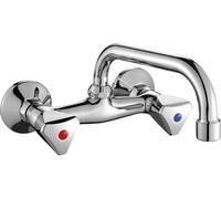 Kuchinox Norm rubinetto per lavabo a parete cromo BQN050D