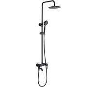 Kuchinox Nortes set doccia a parete con soffione nero PKN71OB