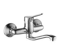Kuchinox Tibi rubinetto per lavabo a parete cromo BQY050D