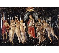 KUCYATY Pittura Diamante Bambini Adulti 5D Diamond Painting Kit,40×50Cm,The Spring,Sandro Botticelli Genitore-Figlio Giocattolo Decompressione Completo DIY Cristal Mosaici Creazione
