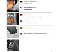 KUDA 091685 - Supporto in ecopelle per Mercedes W211/S211) dal 03/2002 al 02/2009