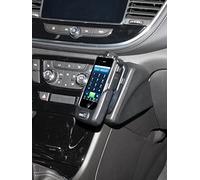 KUDA - Console per telefono (per guida a sinistra) per Opel Mokka X a partire dall'anno di costruzione 2016, similpelle in colore nero