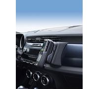 KUDA Supporto per cellulare adatto per Alfa Romeo Giulietta (tipo 940) dal 04/2010 al 2016 - Console telefonico per smartphone, cellulare, navigatore e altro ancora - Console in pelle nera, 080155