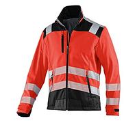 Kübler 15078427 - 5499 L Softshell Giacca reflectiq PSA 2, Warn Rosso/Nero, Taglia L