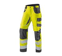 Kübler 24078343 - 3497 - 26 Pantaloni Estivi reflectiq PSA 2 dimensioni, Warn Giallo/Antracite, 26