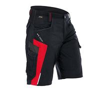 KÜBLER BODYFORCE Shorts schwarz/mittelrot Gr. 66