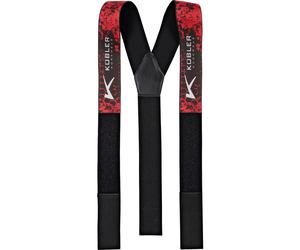 KÜBLER Bretelle FOREST rosso / nero