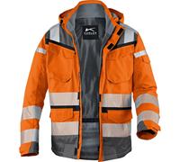 KÜBLER Giacca antipioggia REFLECTIQ SYMPATEX PSA2 1307 warnorange / anthrazit