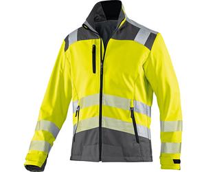 KÜBLER Giacca softshell REFLECTIQ PSA2 1507 warngelb / anthrazit