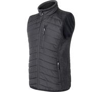 KÜBLER Gilet ibrido 7342 nero / grigio scuro
