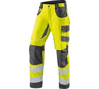 Kübler 24078343 - 3497 - 56 Pantaloni Estivi reflectiq PSA 2 dimensioni, Pantalone Lavoro, Warn GialloAntracite, 56