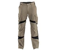 KÜBLER Workwear KÜBLER ACTIVIQ - Pantaloni da lavoro, colore: marrone sabbia/nero