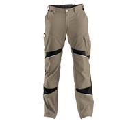 KÜBLER Workwear KÜBLER ACTIVIQ - Pantaloni da lavoro, colore: marrone sabbia/nero