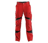 KÜBLER Workwear KÜBLER ACTIVIQ - Pantaloni da lavoro, colore: rosso/nero