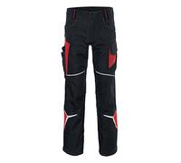 KÜBLER Workwear KÜBLER BODYFORCE - Pantaloni da lavoro | nero/rosso medio | taglia 54