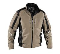 KÜBLER Workwear KÜBLER - Giacca impermeabile marrone sabbia/nero