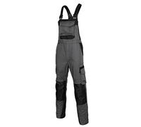 KÜBLER Workwear Latzhose Salopette, Antracite/Nero, 26 Donna