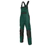 KÜBLER Workwear Latzhose Salopette, Verde Muschio/Nero, 27 Uomo