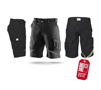 KÜBLER Workwear Pantaloncini Activiq, Taglia 40 (UK), Antracite Uomo