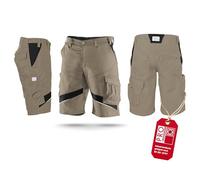 KÜBLER Workwear Pantaloncini Activiq, Taglia 40 (UK), Antracite Uomo