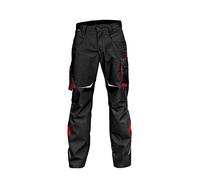 KÜBLER Workwear Pantaloni da lavoro Pulsschlag | nero/rosso medio | taglia 26