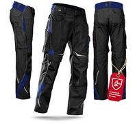 KÜBLER Workwear Pulsschlag - Pantaloni da lavoro High | nero/blu | taglia 27