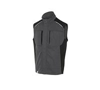 KÜBLER Workwear Weste Gilet, Antracite/Nero, 3XL Uomo