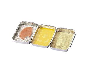 Küchenprofi 0801102803 Set per impanatura, 3 pezzi