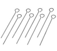 Küchenprofi 0924032810 Aghi per involtini, set 10 pezzi, in acciaio inossidabile, argento, 0,1 x 6,3 x 22,5 cm