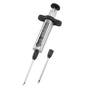 SIRINGA ALIMENTARE 2 AGHI IN ABS/ACCIAIO INOX 40ml X ARROSTI CARNE "KUCHENPROFI"