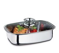Küchenprofi Cook 2386102836 - Portaromi in acciaio inox, colore: Argento/Nero