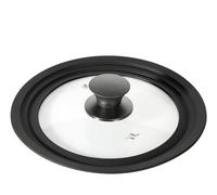 Küchenprofi Coperchio universale COOK | adatto per pentole con diametro di 20 - 24 cm | bordo di chiusura in silicone | resistente al calore fino a 250 °C | vetro borosilicato/plastica di alta qualità