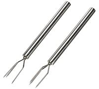 Küchenprofi Forchette per patate a pellet con 3 denti, acciaio inox, argento, lunghezza 13 cm, lavabili in lavastoviglie, utensili da cucina, patate in pellet