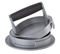 Küchenprofi Pressa per hamburger Trio, in acciaio inox 18/8, di colore grigio,