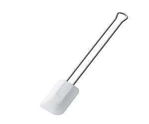 Küchenprofi - Spatola da cucina, piccola, colore: Bianco