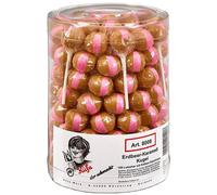 Küfa Fragola Caramello Sfera Fruttuoso Gustosi Lutscher 100 Pezzo
