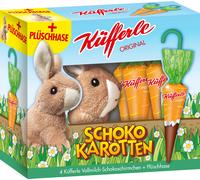 Küfferle Carotine di Cioccolato con Coniglietto di Peluche - 54 g